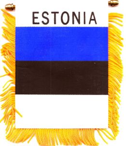 Estonia Mini Banners <br>Pack of 3