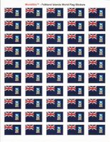 Falkland Islands Sheet of 50 Stickers