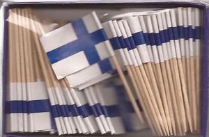 Finland Flag Toothpicks