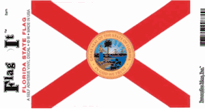 Florida Flag Decal<br>Pack of 6