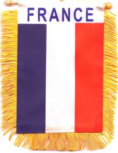 France Mini Banners <br>Pack of 3