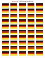 Germany Sheet of 50 Stickers