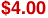 $4.00