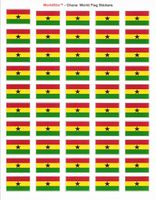Ghana Sheet of 50 Stickers