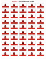 Gibraltar Sheet of 50 Stickers