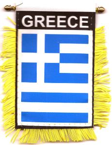 Greece Mini Banners <br>Pack of 3