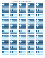 Greece Sheet of 50 Stickers