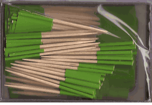 Green Flag Toothpicks
