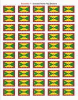 Grenada Sheet of 50 Stickers