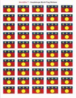 Guadeloupe Sheet of 50 Stickers