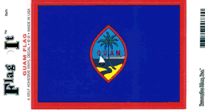 Guam Flag Decal<br>Pack of 6