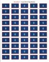 Guam Sheet of 50 Stickers