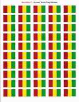 Guinea Sheet of 50 Stickers