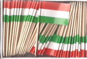 Hungary Flag Toothpicks