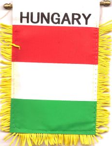 Hungary Mini Banners <br>Pack of 3