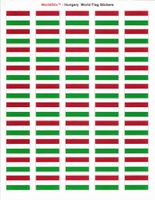Hungary Sheet of 50 Stickers