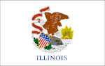 Illinois Polyester Flag