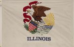 Illinois Polyester Flag