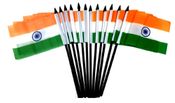 India Miniature Flags - 12 Pack