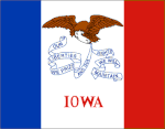 Iowa Polyester Flag