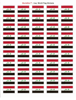 Iraq Sheet of 50 Stickers