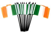 Ireland Miniature Flags - 12 Pack