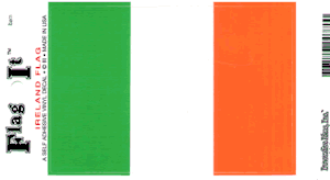 Ireland Flag Decal<br>Pack of 6
