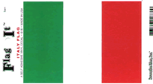 Italy Flag Decal<br>Pack of 6