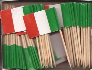 Italy Flag Toothpicks