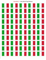Italy Sheet of 50 Stickers