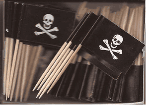 Jolly Roger  Pirate Flag Toothpicks