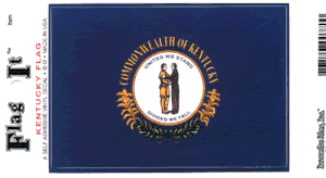 Kentucky Flag Decal<br>Pack of 6