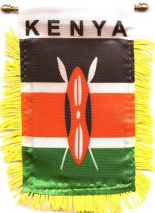 Kenya Mini Banners <br>Pack of 3
