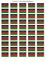 Kenya Sheet of 50 Stickers