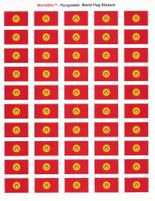Kyrgyzstan Sheet of 50 Stickers
