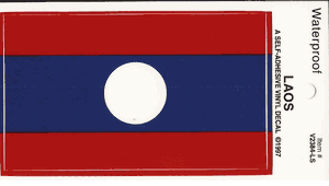 Laos Pack of 25 Decals