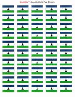 Lesotho Sheet of 50 Stickers