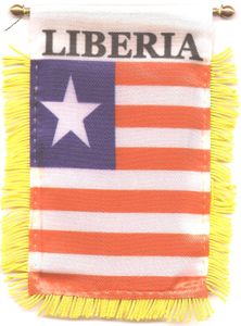 Liberia Mini Banners <br>Pack of 3