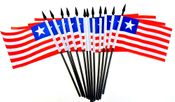 Liberia Miniature Flags - 12 Pack