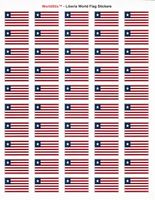 Liberia Sheet of 50 Stickers
