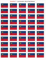 Liechtenstein Sheet of 50 Stickers