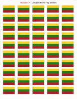 Lithuania Sheet of 50 Stickers