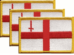 London Flag Patch<br>Pack of 3