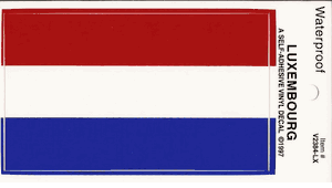 Luxembourg Pack of 25 Decals