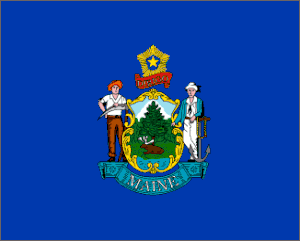 Maine Polyester Flag