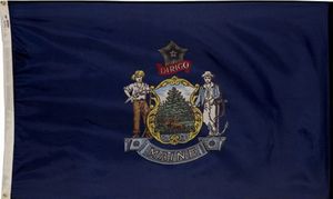 Maine Polyester Flag