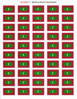 Maldives Sheet of 50 Stickers