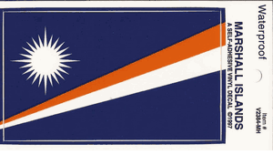 Marshal Islands Pack of 25 Decals