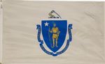 Massachusetts Polyester Flag