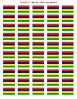 Mauritius Sheet of 50 Stickers
